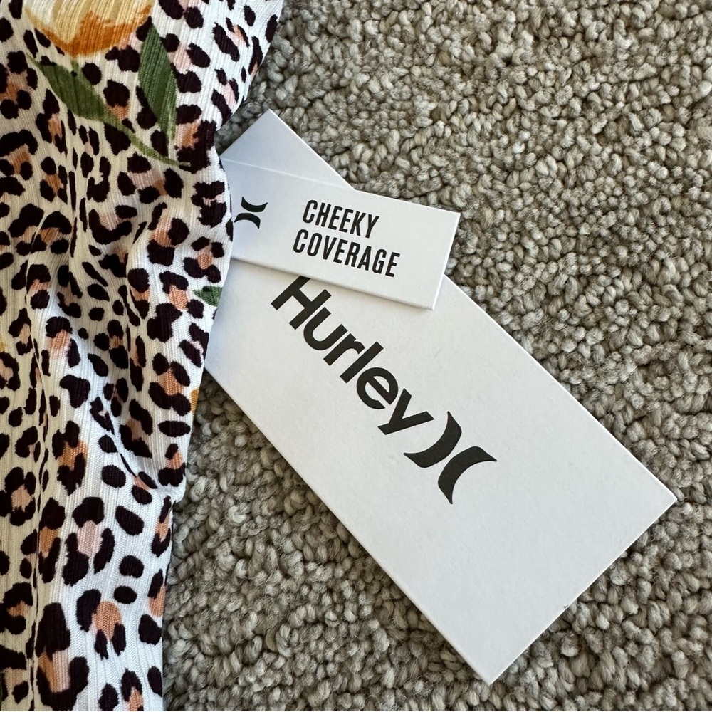 Hurley Leopard Print One Piece Swimsuit - Picture 5 of 7